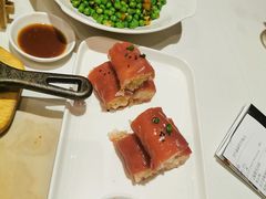 雪菜炒甜豆-唐宫海鲜舫