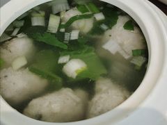 鲜嫩黄花鱼丸汤-将相和·海鲜蒸饺大连菜