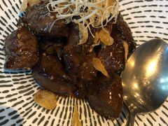 蒜爆牛柳粒-新天世纪中餐厅