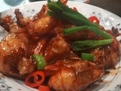 传统老头油爆虾-苏乡兰亭·新派淮扬菜(吾悦广场店)