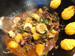 豆角土豆炖排骨-妈妈家铁锅炖(景诚园综合楼店)