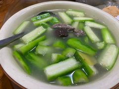 鸡杂炒丝瓜-潮记农庄