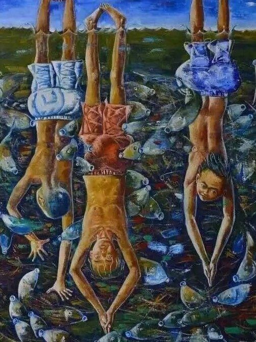 民间画师熊庆华脑洞大开的绘画作品!
