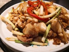 葱姜炒鱼杂-淘米捞·米汤脆鲩鱼火锅(福田皇岗店)