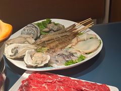 -邹开喜·小海鲜醉鸡煲·潮汕鲜切牛肉店(襄阳北路店)