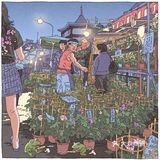 来自插画师笔下的东京街头