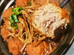 黄花菜红烧肉圆-人全到南京本帮菜馆(云锦路店)