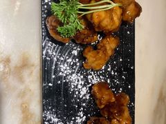 雪花糖醋里脊-绿茶餐厅(西单老佛爷店)