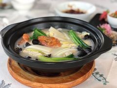 蛋饺时蔬海鲜煲-宁波柏悦酒店·钱湖渔港
