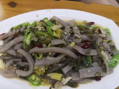 酸菜魔芋-柞水乾佑红门家菜