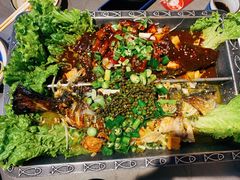 酱卤肥肠烤鱼-集草轩·重庆麻辣烤鱼(西湖道店)