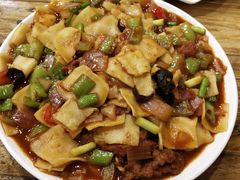 过油肉炒面片-阿凡提餐厅(簋街店)