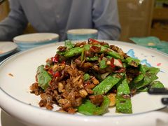 蛤蜊肉煸刀豆-相遇·鲜炒黄牛肉(丹阳吾悦广场店)