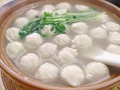 骨汤豌豆苗鸡丸-砂锅居(西四店)