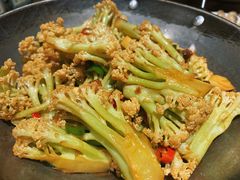 干锅有机花菜-叶掌柜桐庐土菜馆