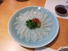 河豚鱼菊盛薄切-天正河鲀·河豚亭(大连店)