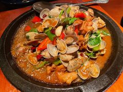 铁板蛤蜊鸡-山港凯悦酒店·东海88私房菜