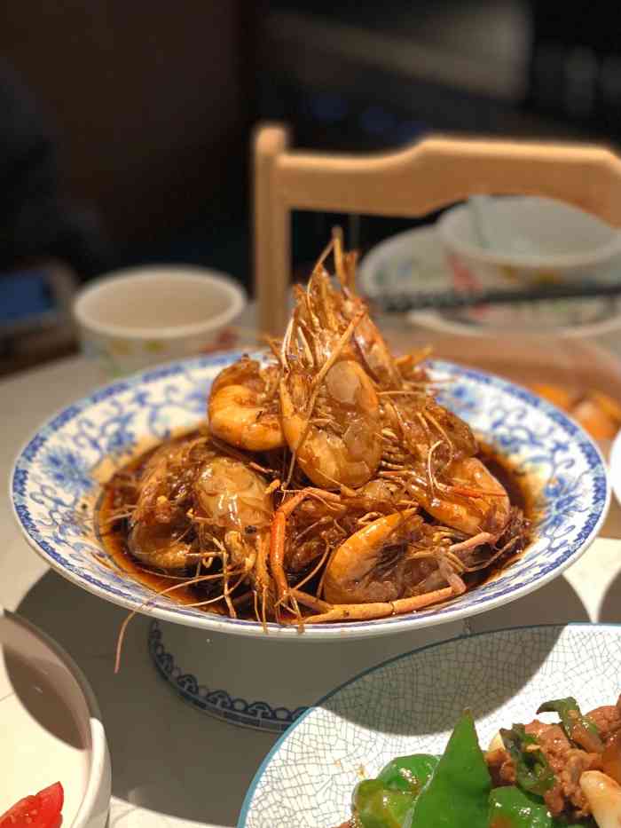 老头儿油爆虾(金沙印象城店)-"「老头儿油爆虾(沼虾)」味道是葱油加