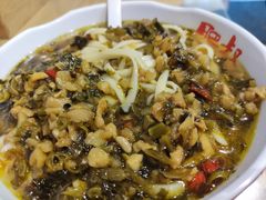 雪菜肉丝面-肥叔锅贴(大钟楼店)