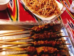烤羊肉串-新疆阿卜杜拉烧烤餐厅(四方坪店)