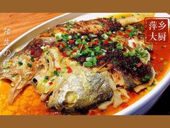 红葱酱蒸大黄鱼-萍香大厨·锅包肉(大东门店)