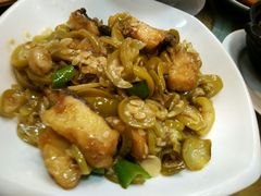 瓜酸炒五花肉-横岗朋仔餐厅