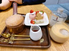 草莓舒芙蕾-奎克咖啡Cuiqu(晶品店)