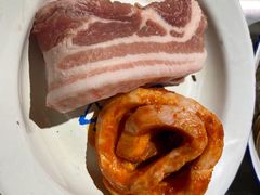 五花双拼-马路牙子地桌烤肉(工体店)