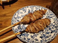 盐鸡皮（胸皮）-鸟幸 TORISAKI 炭火居酒屋