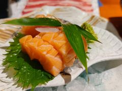三文鱼刺身-有喜屋·烧鸟·居酒屋(三钢里店)