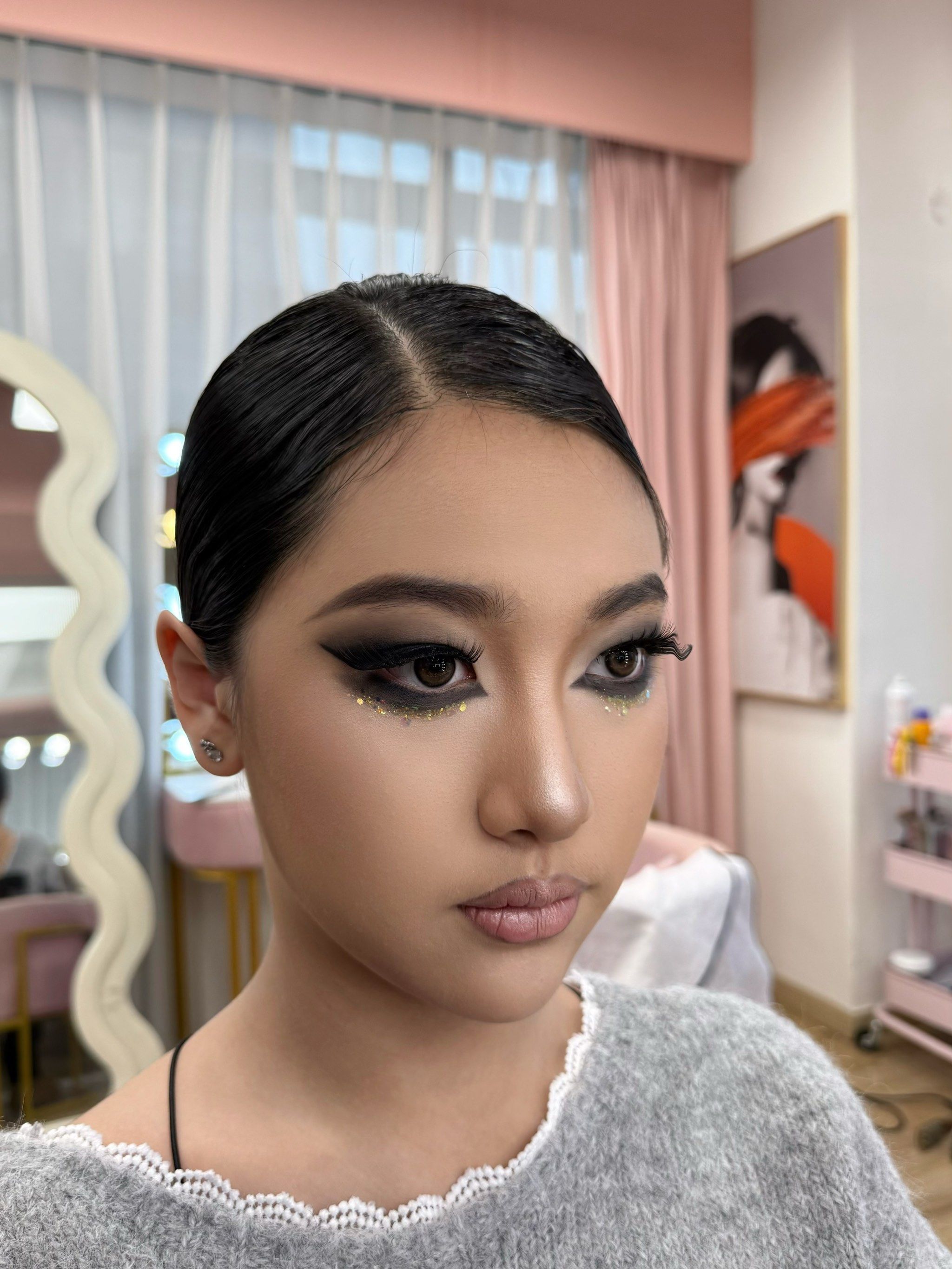 拉丁舞妆面