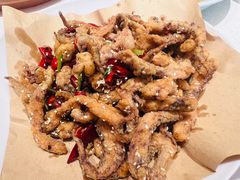 干煸鱿鱼须-大铁勺新津菜(熙悦汇店)