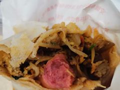 素卷馍加把子肉和卤蛋-安徽阜阳卷馍(西单店)