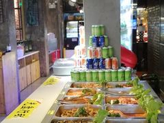 自助取餐区-海吃海喝海鲜烤肉餐厅