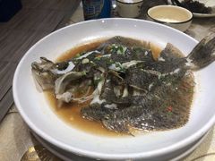 清蒸多宝鱼-阿巧一号私房菜(止园路店)