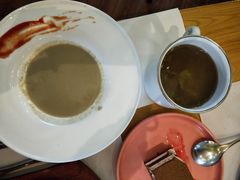 花生眉豆煲排骨汤-大快乐牛排咖啡馆·本地西餐厅(南溪钻石城店)