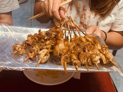 -老红桥炸灌肠牛肚锅烧烤(定福庄店)