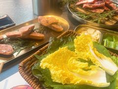 -草家酱蟹炭火烤肉店(珲春南路一店)