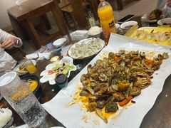 -东来菜馆•手抓海鲜家常菜•海鲜锅贴(鸽子窝店)