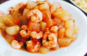 Winter Melon with Hand-Deveined Shrimp