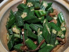 香焗秋葵鸡枞菌-安多素食(广仁寺路店)