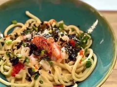 炙烤日本明太鱼籽虾仁拌面-里面·Noodlology(机电院店)