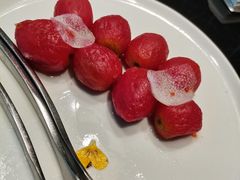 山药片桂花蜜浸三色小番茄-辛香汇·现炒川菜(淮海路百盛店)