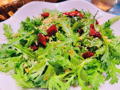 炝拌茼蒿-万重锦·人文川菜馆(骡马市店)