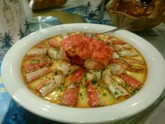 帝王蟹蒸滑蛋-紫阳家宴(源深店)