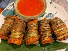 炸香叶包鸡-浩海火燒雲傣家菜(芮欧百货店)