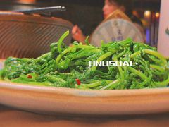 水豆鼔炒蓬蒿菜-山石榴·贵州菜(丰盛里店)