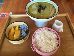 泰式绿咖喱-我的甜·泰国餐厅
