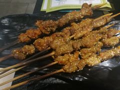大漠红柳枝羊肉串-羊肉街口老银川滩羊涮肉馆
