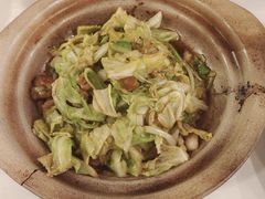 油渣炒牛心菜-眉州东坡(华联万柳店)